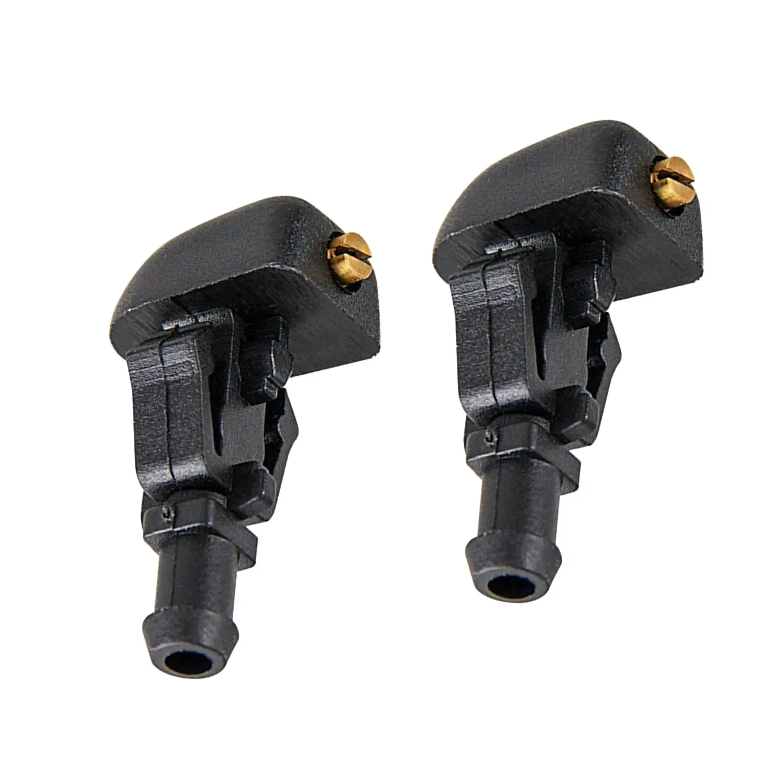 2Pcs Front Windscreen Wiper Washer Nozzle Jet Direct Replaces Auto Accessory Durable Wiper Nozzle for Ford F150 2004 -2014