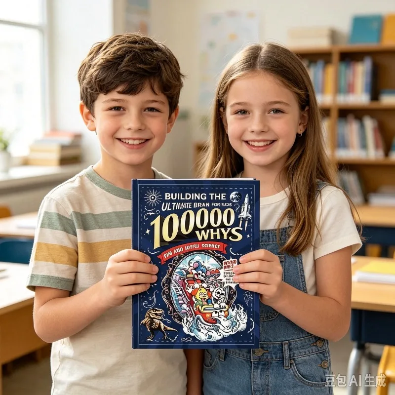 Building The Ultimate Brain: 100000 Whys – Fun and Joyful Science for Kids To Develop A Scientist’s Way of Thinking, Explore The