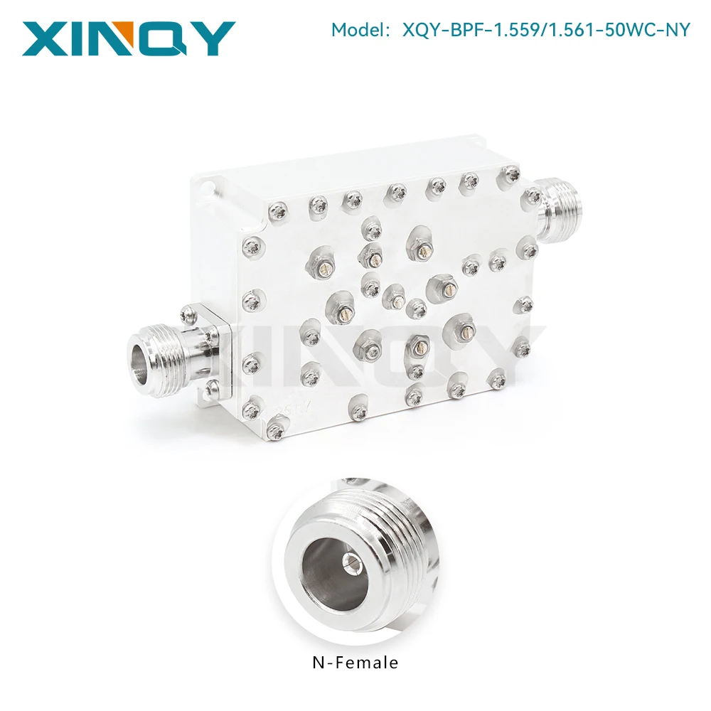 Xinqy N Female Rf Bandpass Filter Bpf High Suppression Low Loss 1.559-1.561g