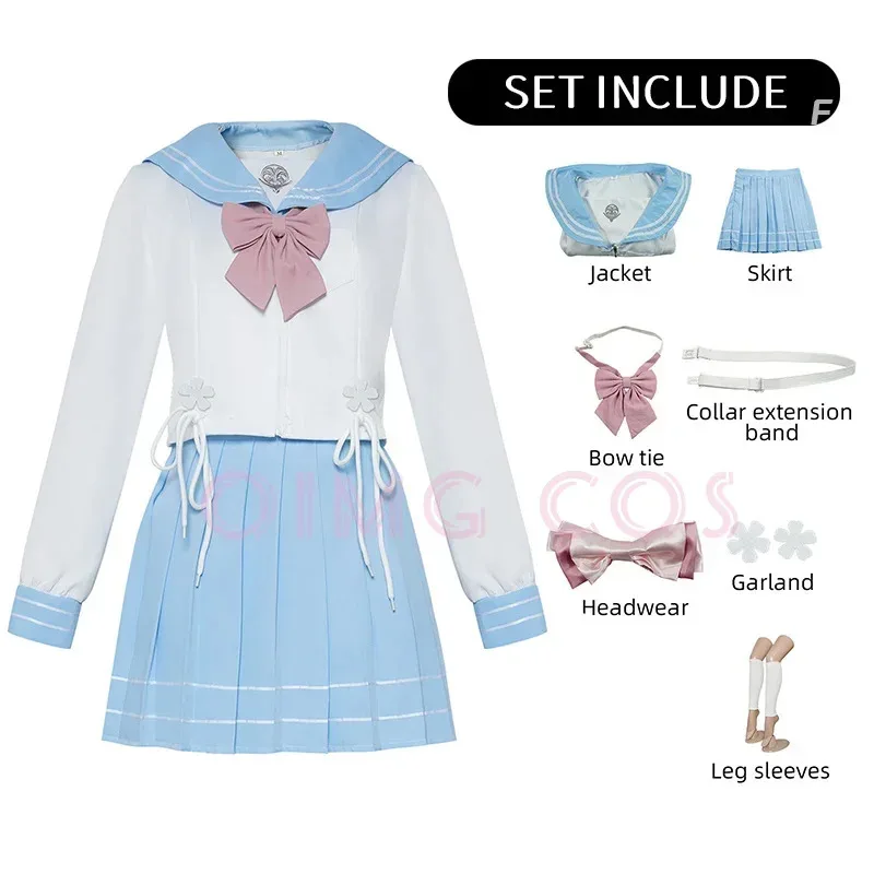 Naraka Bladepoint Kurimi JK Cosplay Costume Adult Carnival Uniform Halloween Anime Party Costumes Masquerade Women Game