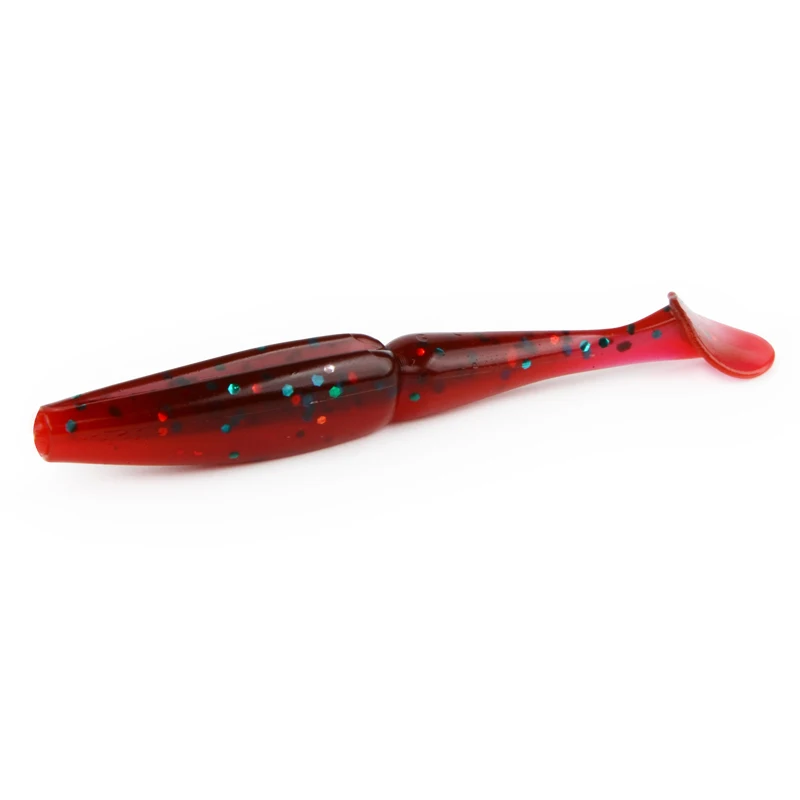 MEREDITH Vislokaas T-Tail Soft Bait 70mm 90mm 110mm 130mm Voor Barracuda Snoek Visaccessoires Vislokaas Zachte Kunststoffen