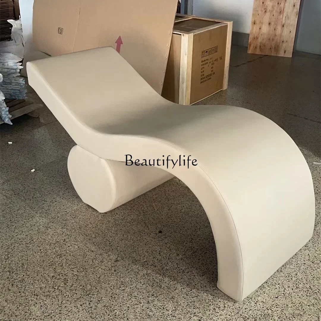 Beauty salon special massage massage therapy beauty bed curved S-shaped eyelash bed