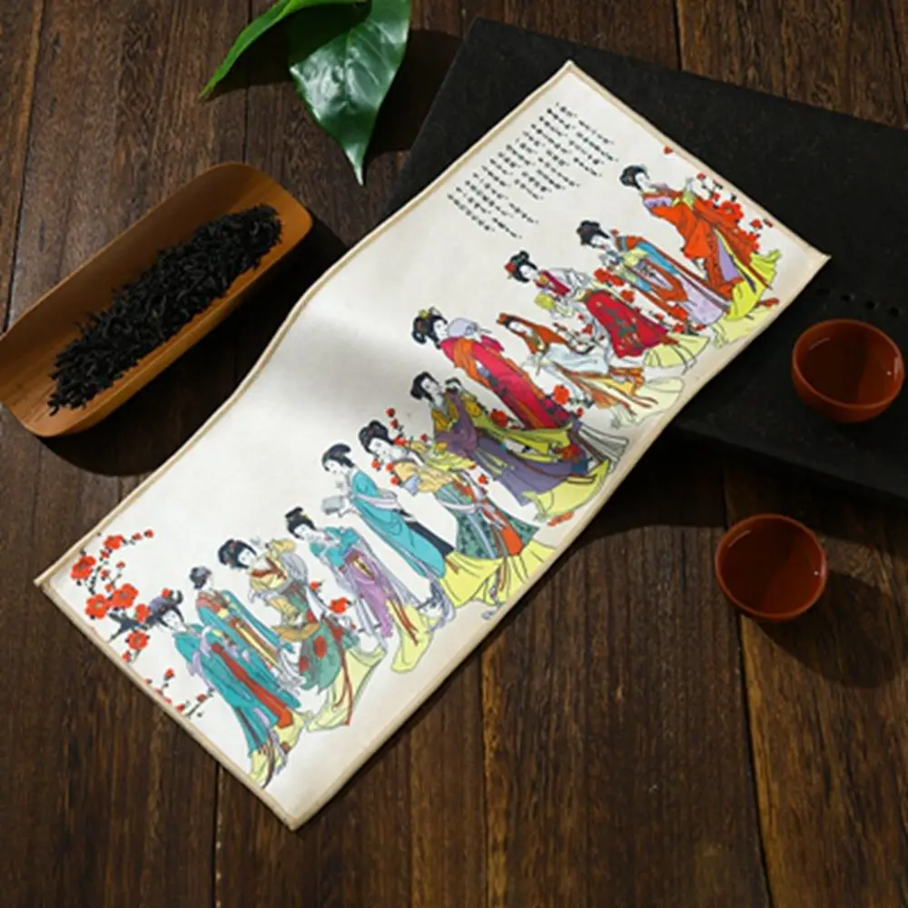 Super Absorbent Thick Tea Set Accessories Household Professional High-end Tea Towel Rag Table Mats Tea Napkin
