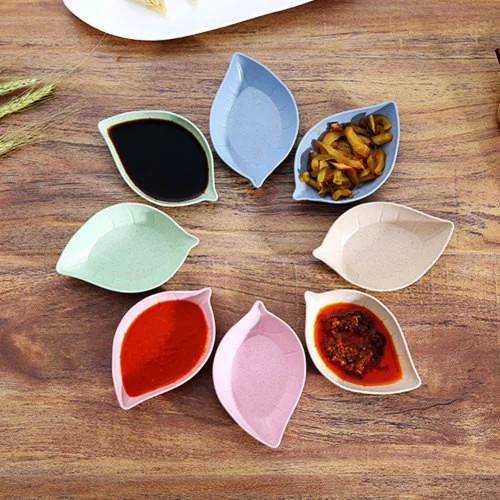 Kitchen Leaf Plastic Seasoning Dish Food Grade Plastic Small Plates Creative Candy Chocolate Snack Plates Kitchen Accessories - Image 5