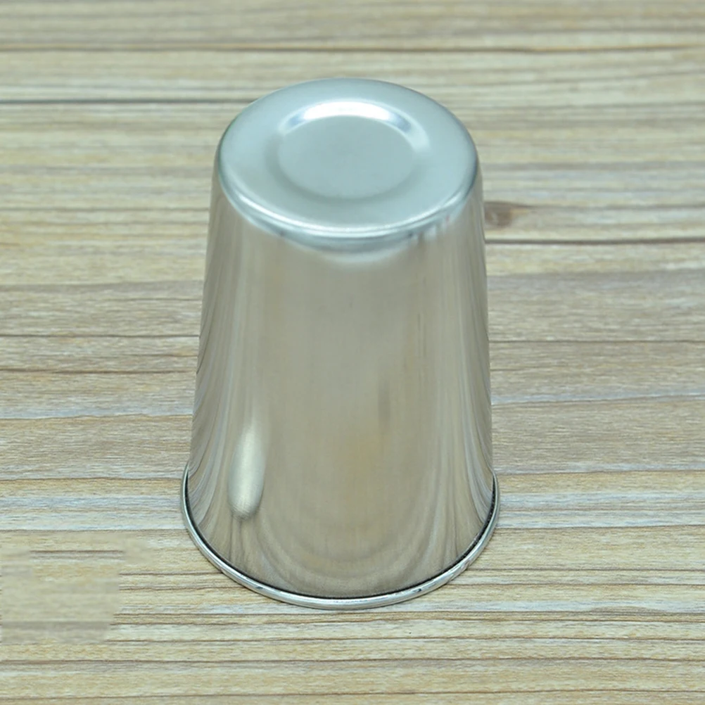 

2Pcs Stainless Steel Cup 180Ml Silver Premium Tumbler for Water Beverages Beer Home Office Travel Camping Use