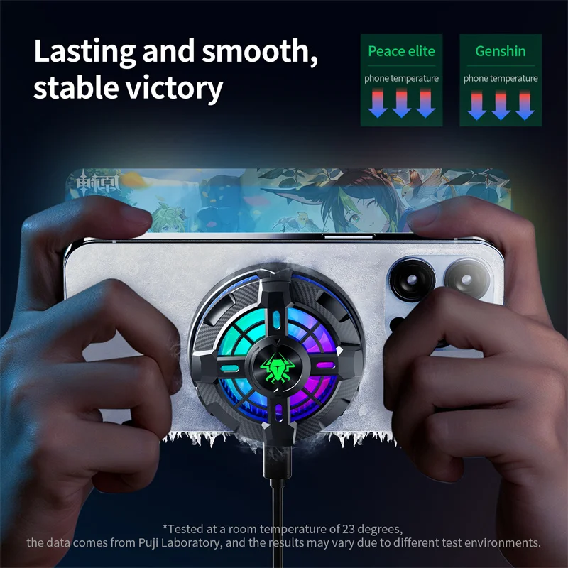 PLEXTONE EX2 Pro 백 클립 마그네틱 휴대폰 평면 라디에이터, RGB 분위기 조명, 반도체 냉동 선풍기, 신제품