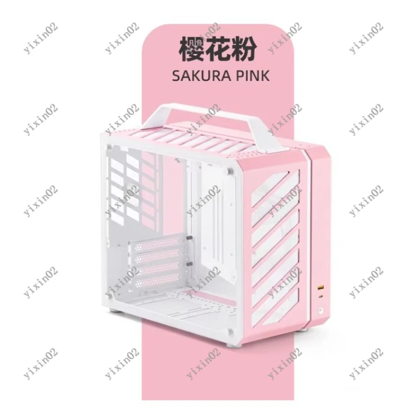 Portable Full Tower PC Case C28 - ITX/MATX Compatible Water-Cooler Mechanic Master Chassis view 6