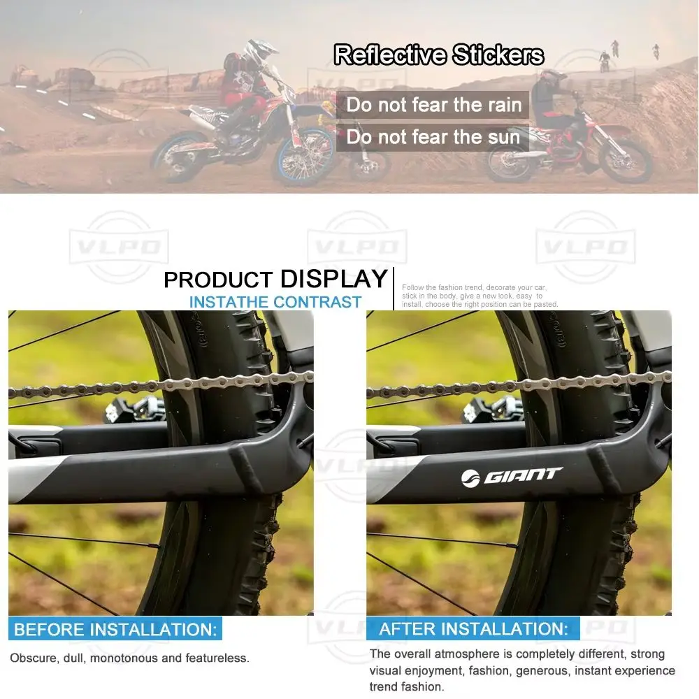 For GIANT TCR Revolt Anthem Escape Propel Defy Bike Stickers Waterproof Decals Bicycle Accessories