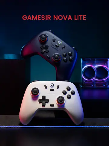 GameSir Nova Lite Wireless Switch Controller Bluetooth Gamepad with Hall Effect for Nintendo Switch iPhone Android Phone PC