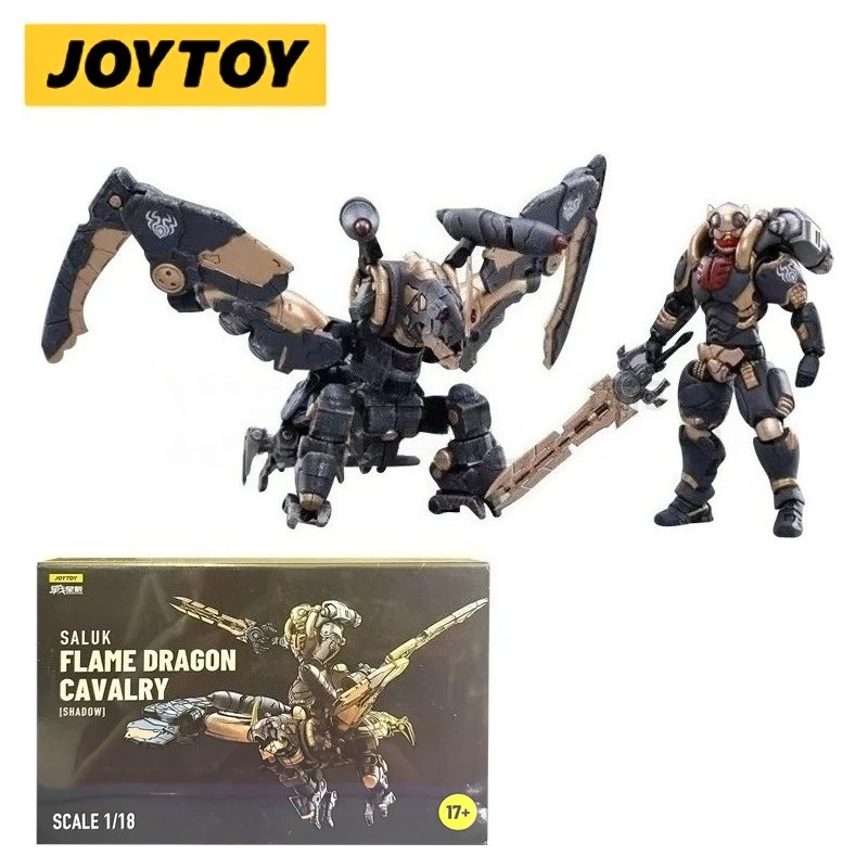 

JOYTOY 1/18 Action Figure Transformation Mecha Saluk Flame Dragon Cavalry Shadow Anime Model Toy Gift in Stock