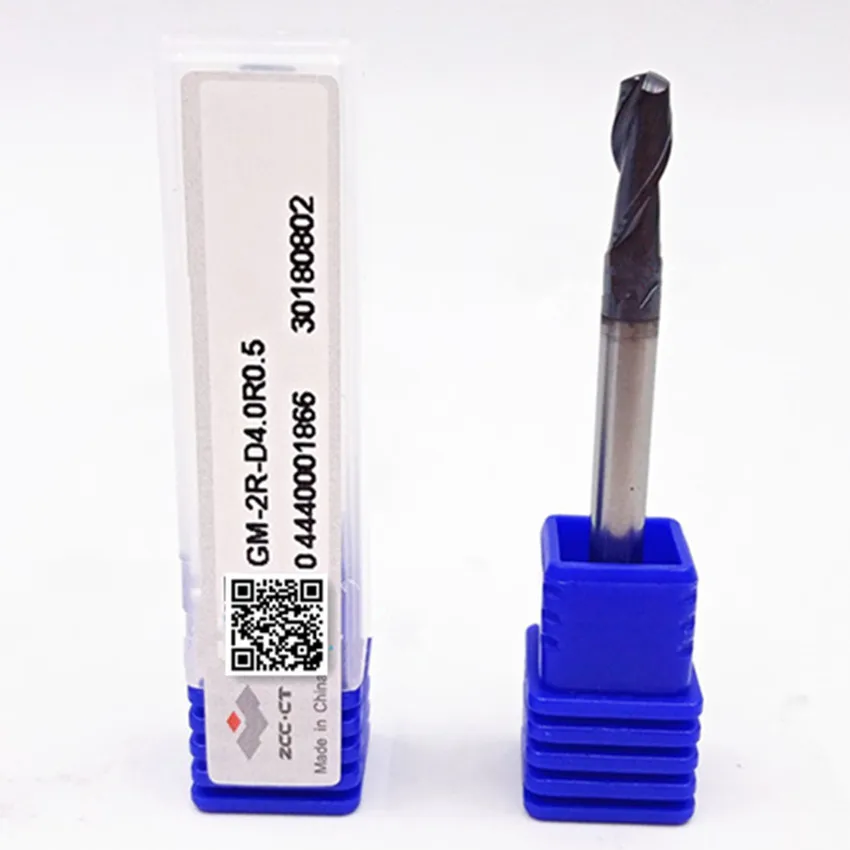 Zcc.ct GM-2R-D4.0R0.2/GM-2R-D4.0R0.3/GM-2R-D4.0R0.5/GM-2R-D4.0R1.0 GM-2R-D4.0 R0.2 0.3 0.5 1.0 2フルート円弧エンドミル