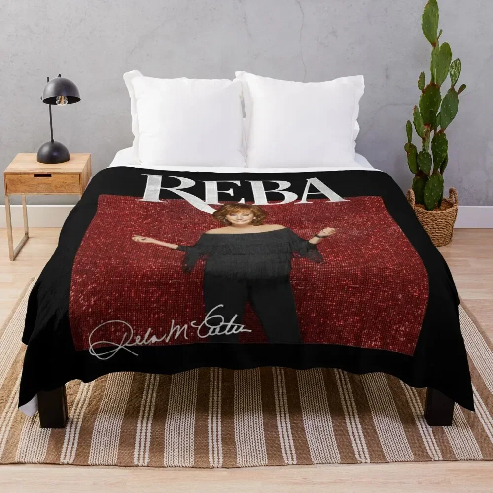 

Reba Live in Concert 2022 with Signature Throw Blanket heavy to sleep valentine gift ideas Travel Bed Blankets