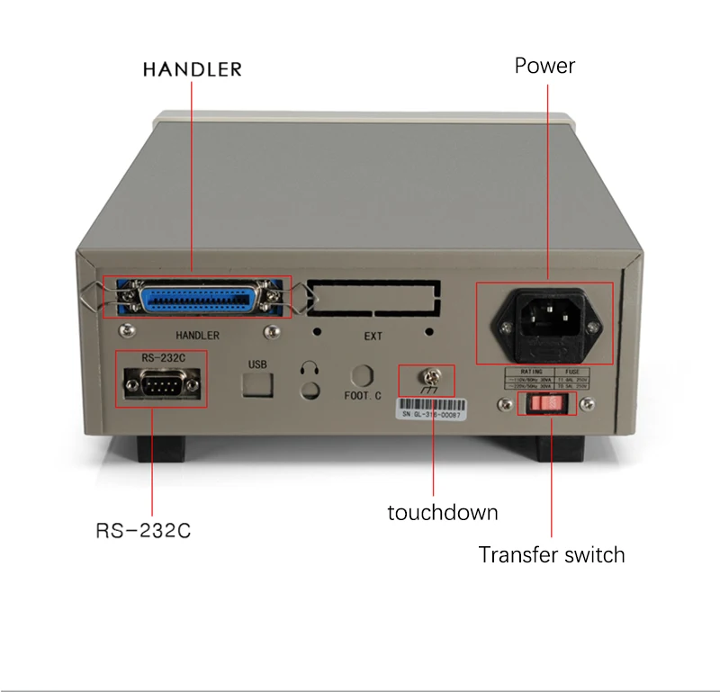 LCR5200 LCD China Factory Digital Bridge Tester 40Hz-200 KHZ High Frequency Digital LCR Meter