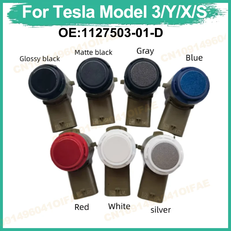 Parking Side Sensor Front & Rear Bumper 1127503-01-D For Tesla Model 3/Y/S/X Automotive Sensors Automobiles Sensors Car PARTS