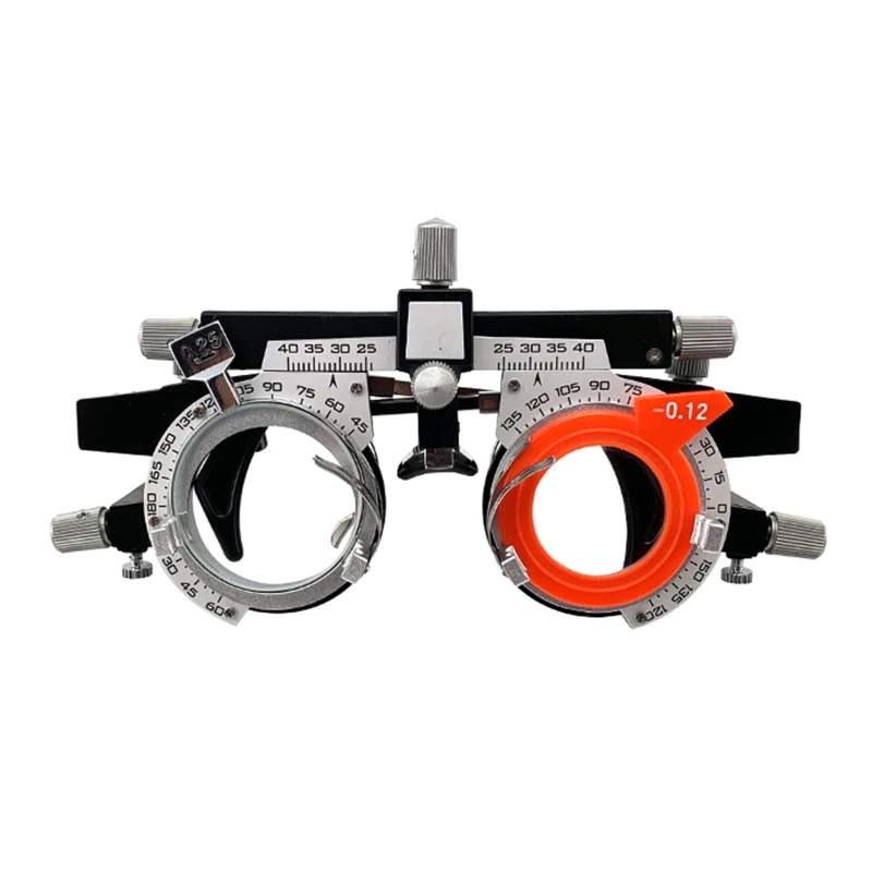 Lightweight Optical Trial Lens Frame Optometry Eye Test Glasses Frame Universal Trial Lens Portable 360° Rotation