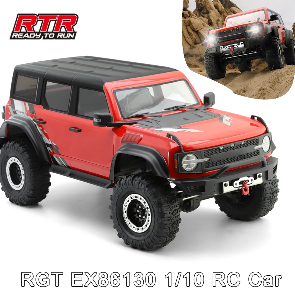 

1/10 2.4G RGT Ex86130 RC 4WD RTR Simulation Electric Climbing Off-Road Vehicle Model Remote Control Car Adult Boy Toy Model Gift