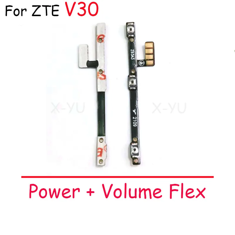 For ZTE Blade V10 V30 V40 Vita Power On Off Switch Volume Side Button Flex Cable