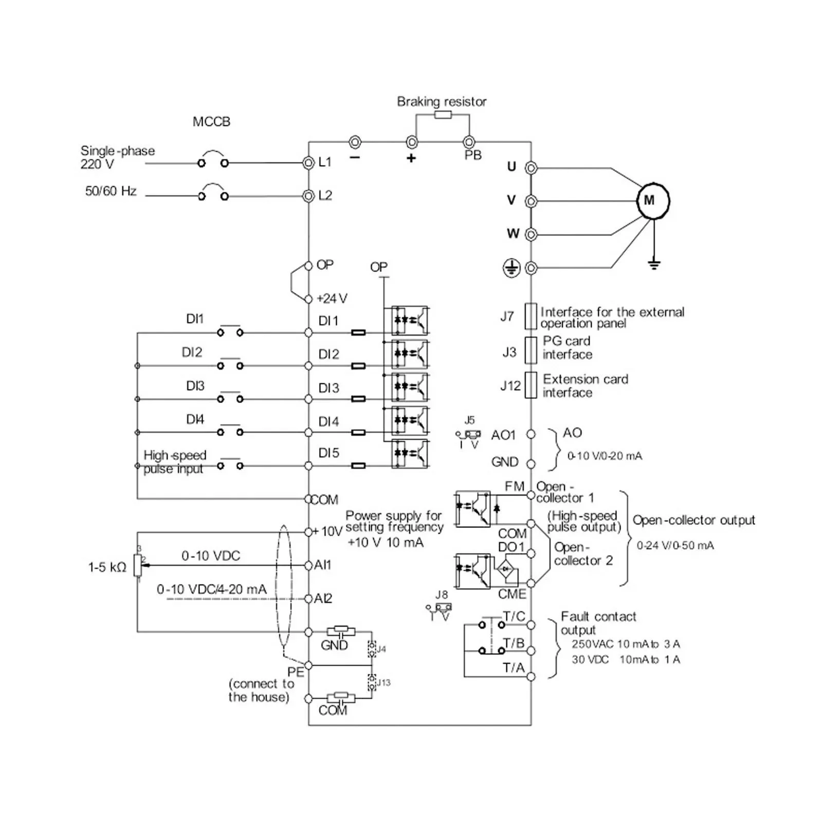 3 Phase VFD Inverter Variable Frequency Drive Converter 3 Phase  15KW VFD Controller for Water Pump 380V VFD Controller
