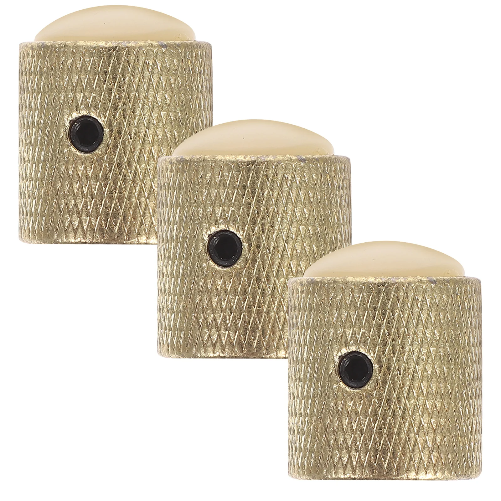 

Guitar Knob Adjustable Volume Bass Electronic Control Electric Metal Dome Knobs