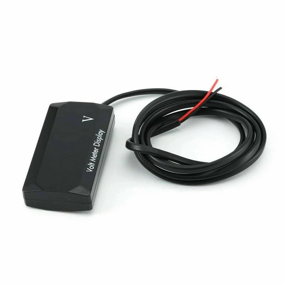 

Monitor Digital Voltmeter 1pc 6cm*3cm*0.8cm ABS DC 12V DC 8-18V Good Lightness Green Low Power Consumption ± 0.2%