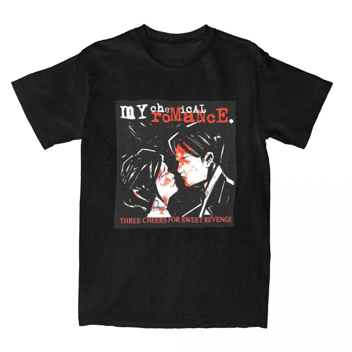 My Chemical Romance T-Shirt Men Women Punk Music Fashion Pure Cotton Tee Shirt O Neck Short Sleeve T Shirts Plus Size Clothes