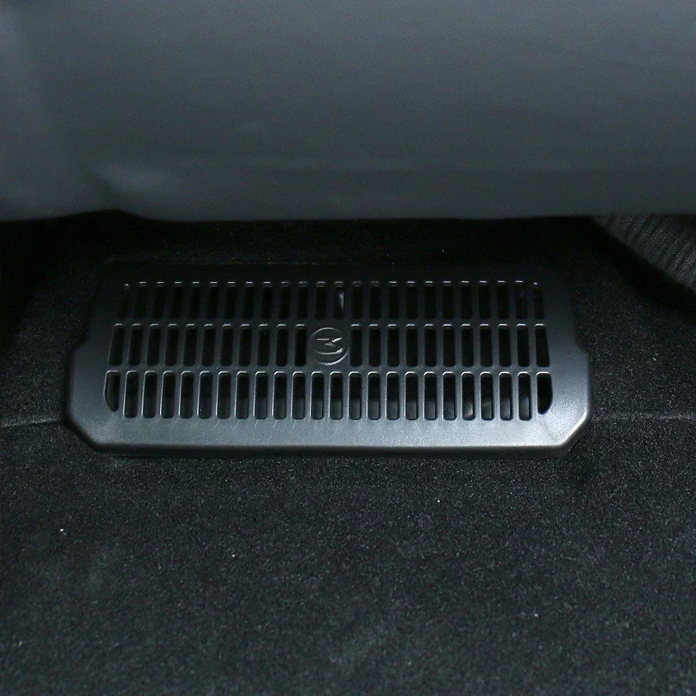 For 2024 Tesla Model 3 highland Under Seat Rear Air Vent Protect Cover Anti-blocking Backseat Outlet Grille Protector Accessorie