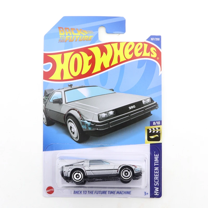 2022H Original Hot Wheels Batch JEEP CHEROKEE MAZDA RX-3 BACK TO THE FUTURE TIME Die Casting Alloy Car Model Boy Toy