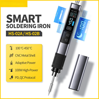 Smart Electric Soldering Iron 100W 450° Adjustable Constant Temperature Portable Digital Soldering Station Welding