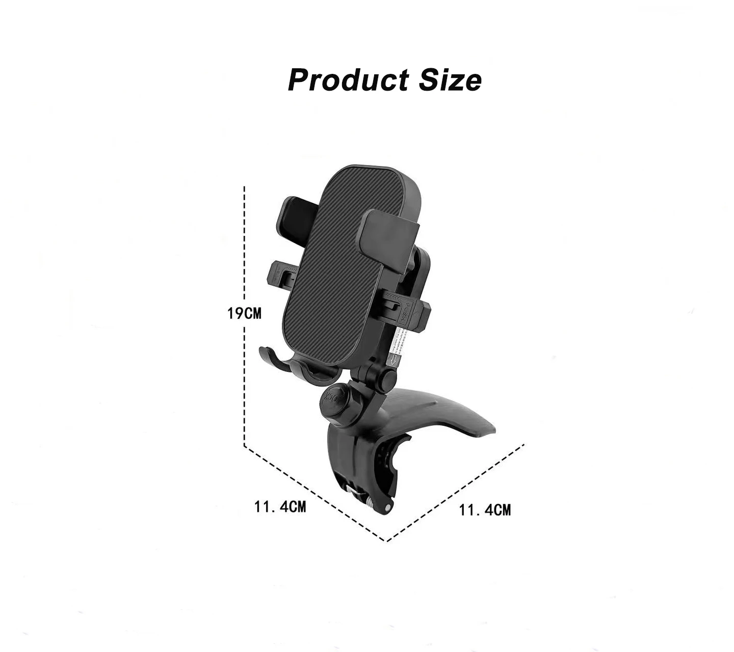 Car Phone Holder Stand Dashboard Car Clip Bracket Universal GPS Cell Mobile Phone Support Phone Mount For iPhone Samsung Xiaomi