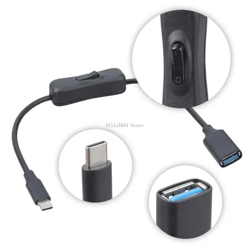 

USB C OTG -адаптер обратимого разъема Кабель с переключателями для клавиатур мыши