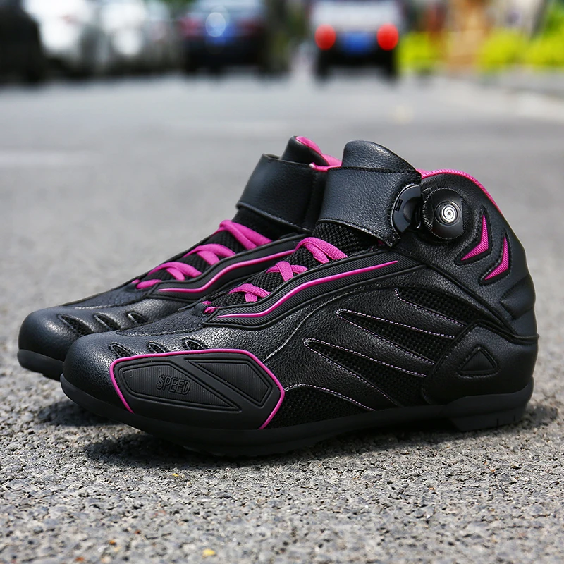 

Neutral All-season Flat Anti-slip Scratch-and-color Professional Outdoor Motorcycle Mountain Bike and Off-road Riding Boots