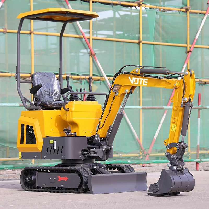 Agricultural Mini Excavator 1 Ton Multifunctional Garden Micro Crawler Digger Factory Directly Supply Small Excavator MiniBagger