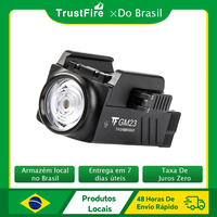 TrustFire GM23 Tactical LED Flashlight 800 Lumens Compact Powerful GL0ck Light Rail Mounted Quick Release USB Rechargeable Torch