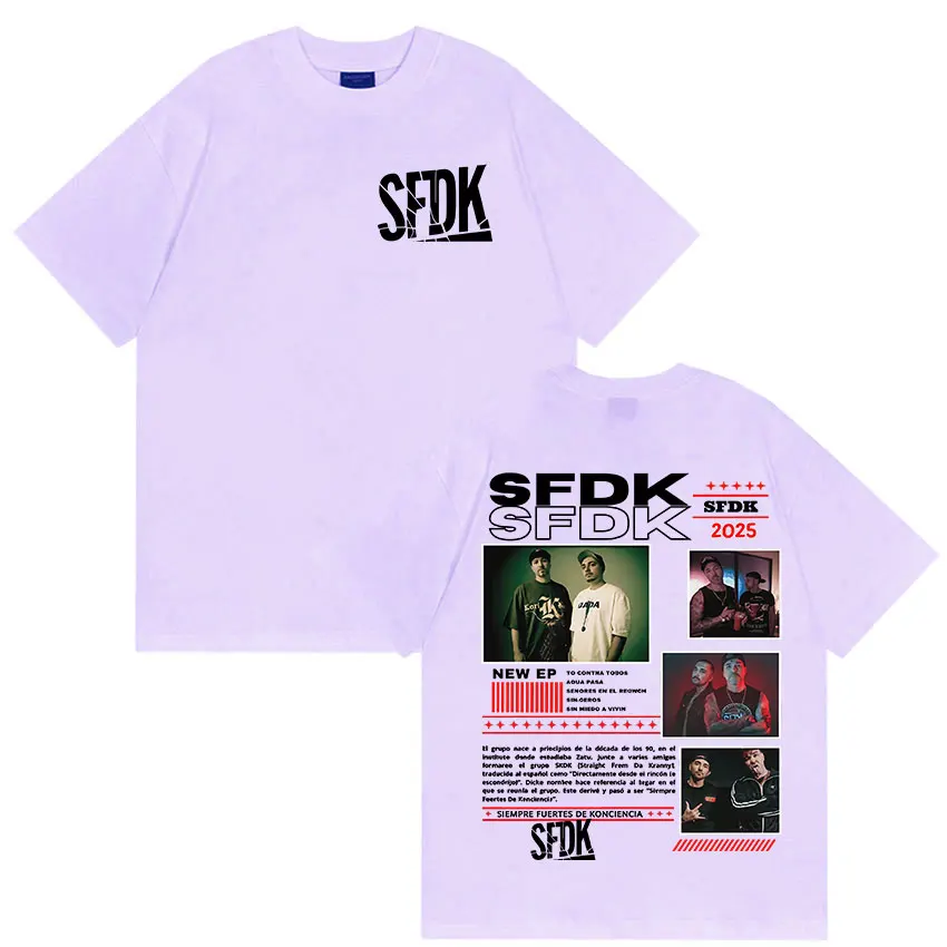 Rapper SFDK Album Tour 2025 Merch T Shirt Men's Retro Style