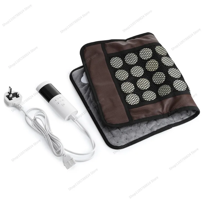 For Jade therapy pad, double spiral leather heating pad, 9-level temperature regulating hot compress warm blanket