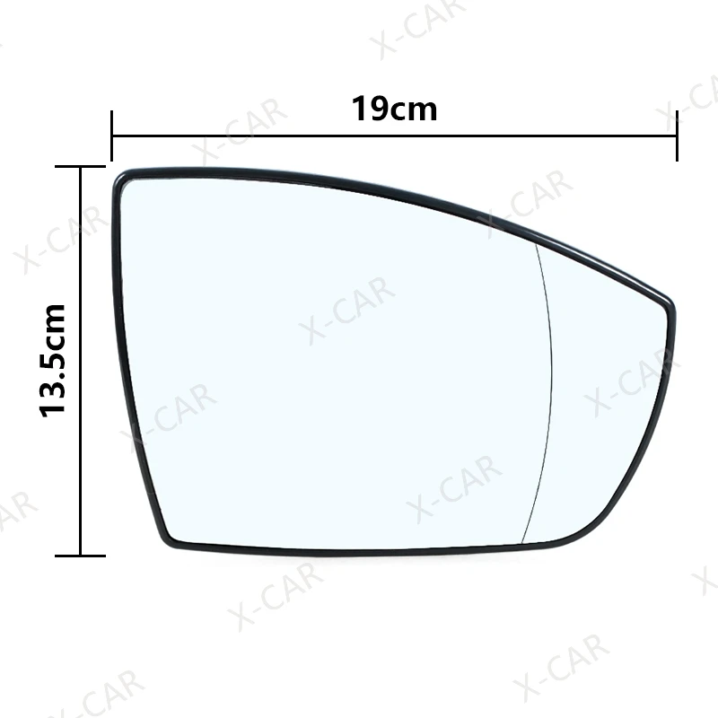 Auto-Rückspiegelrahmen-Abdeckkappe für Ford S-MAX Smax 2006-2015 C-MAX Cmax 2011-2015 Kuga Escape 2008 Seitenspiegelglas-Linse – Detail 18