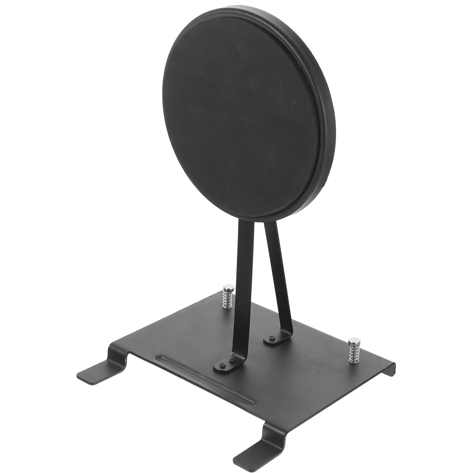 

Bass Practice Pad Low Drum Exerciser Single Pedal Mat Protector Trainer Component Black Easy Use Longtime Durability Sound