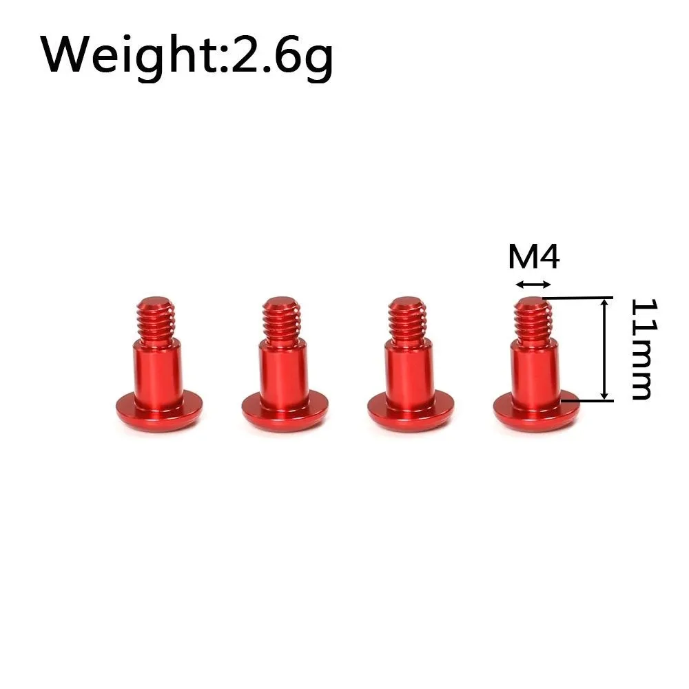 XILEZQF 4PCS M4 Step Screw for Tamiya TT-02 TT-02B 1/10 RC Car Upgrade Parts
