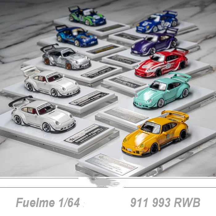 

Fuelme 1:64 RWB 911 993 Wide Body Limited Edition Resin collectible Car model