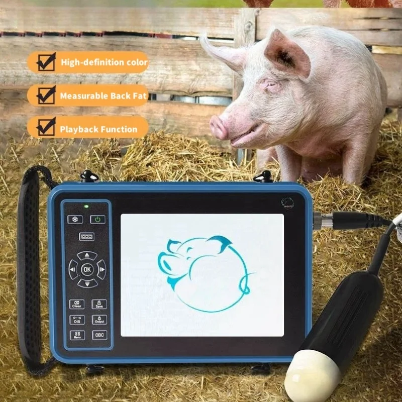 Veterinary Ultrasound Scanner Portable Pregnancy Testing For Cattle Cow Pig Sheep Horse Farm Animals Pet B-ultrasound Equipment