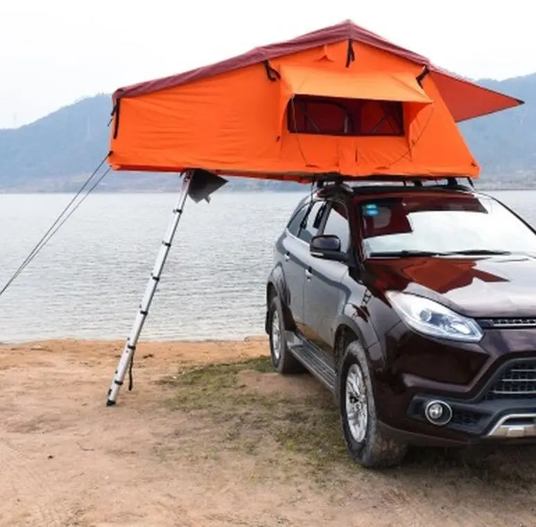 Wholesale XL 4x4 Soft Roof Top Tent Cover Three-Fold Rooftop Tent with Straight Bracing Type Accessory Pack