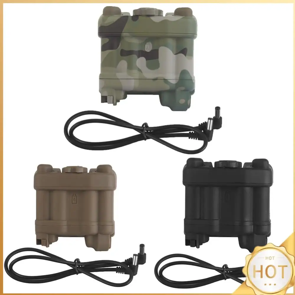 Battery Box Retention System Dummy Model Realistic Battery Storage Holder Pack Helmet Battery Case Pouch for AN/PVS31
