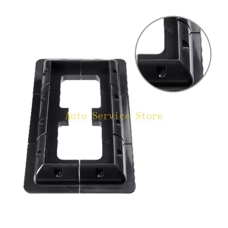462A 6Pcs/Set ABS Corner Bracket No Drill Solar Panel Mounting Bracket Support