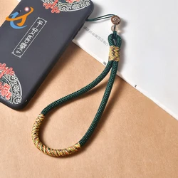 Handmade Tibetan Braid Phone Lanyard Necklace Wrist Strap for Iphone Huawei Xiaomi Samsung Camera GoPro Adjust String Holders