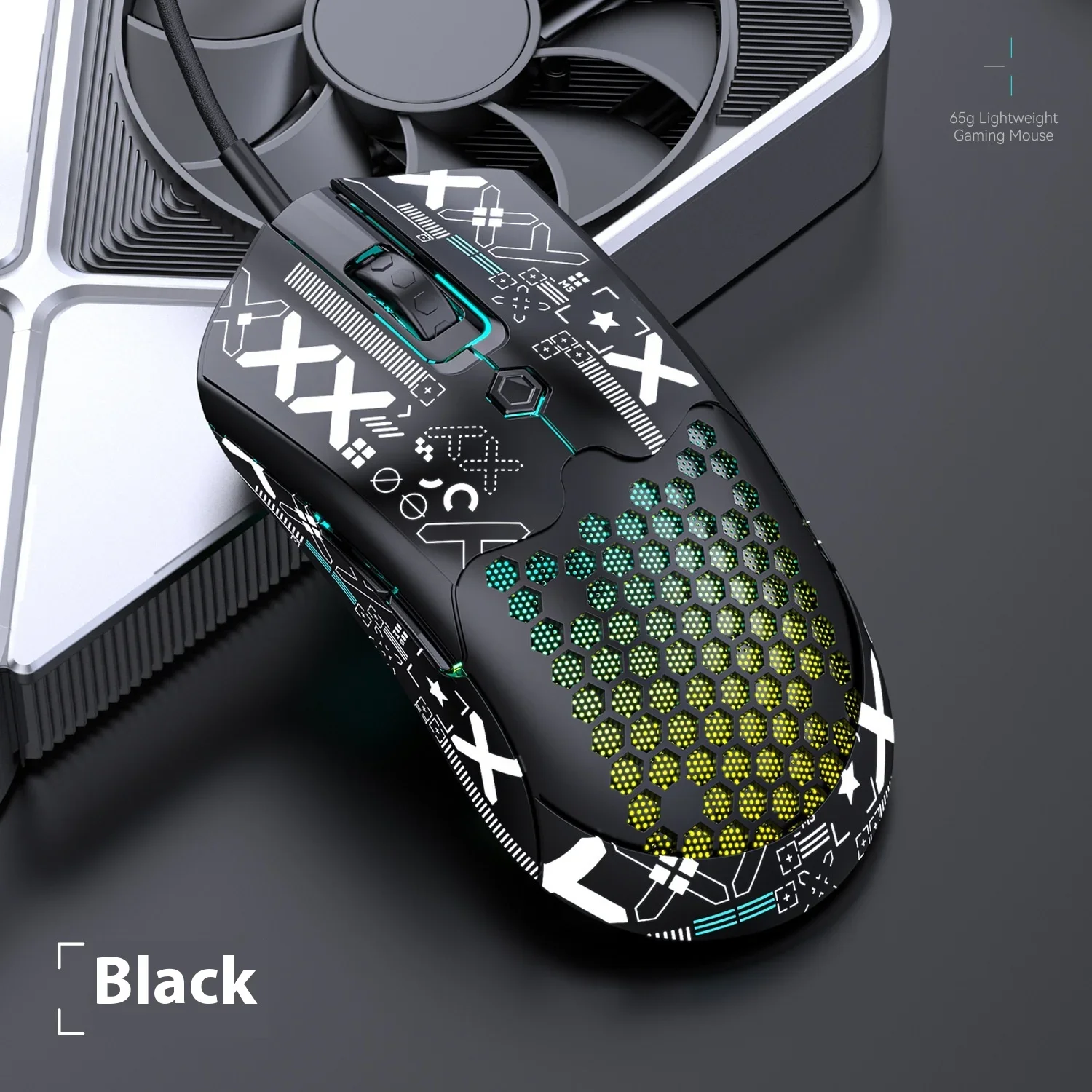 Проводная Нескользящая мышь ZIYOULANG M5 Paw3325 12000dpi RGB макро определяет легкую игровую мышь аксессуары для ноутбуков ПК геймеров