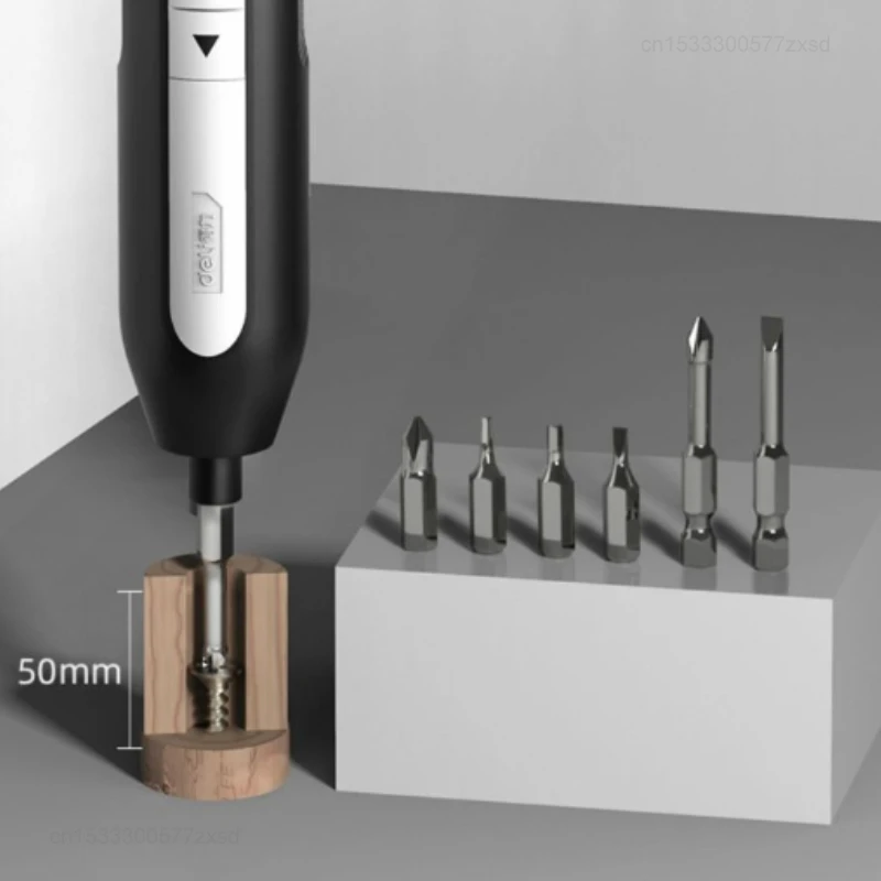 Xiaomi Deli 3.6V Mini Cordless Electric Screwdriver Set Type-C Rechargeable Screwdriver Home Repair Tool Screw Driver Bit Set