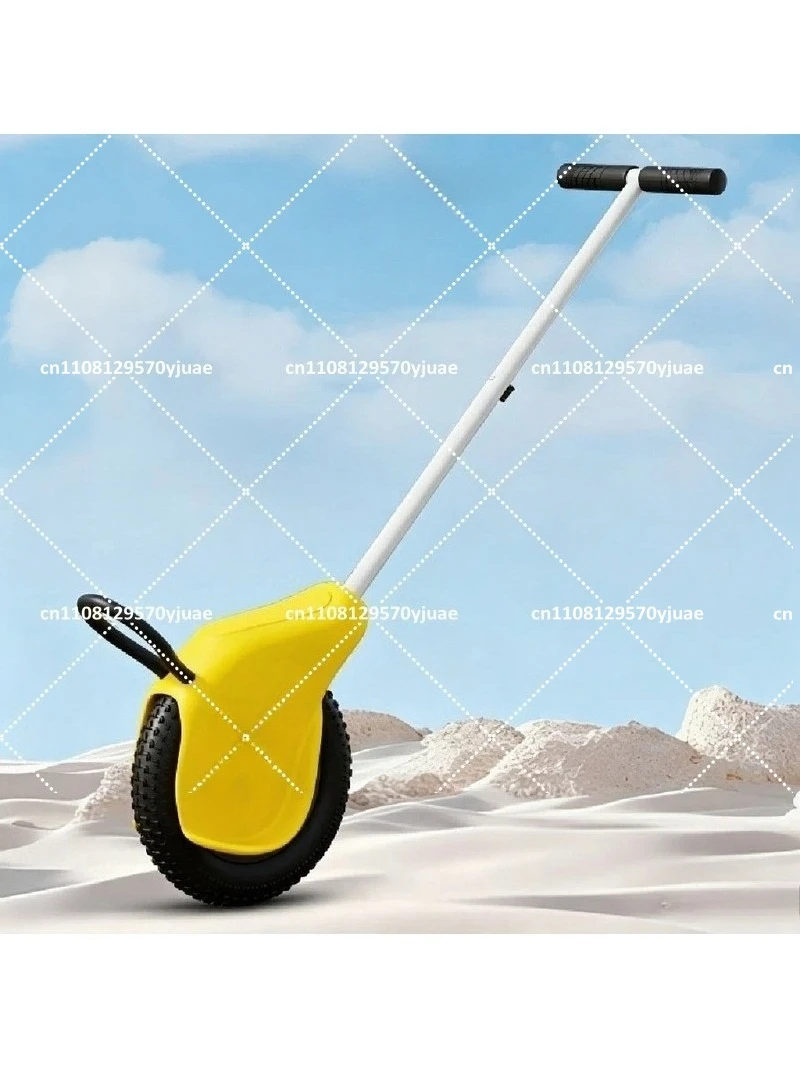 Lightweight Kids Push Unicycle Stroller, Outdoor Ride-on Toy for Toddlers, Portable Camping Trolley for Children