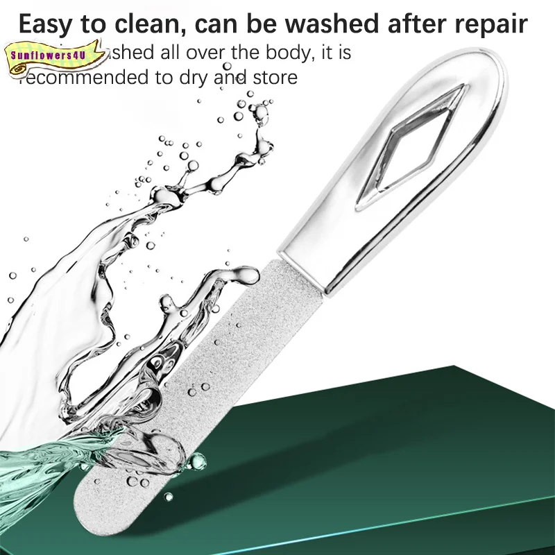 Wisdom Tooth Sandpaper Stick Stainless Steel Teeth File Tooth Grinding Tools Dental Correction Tools Tooth Alignment Silvery