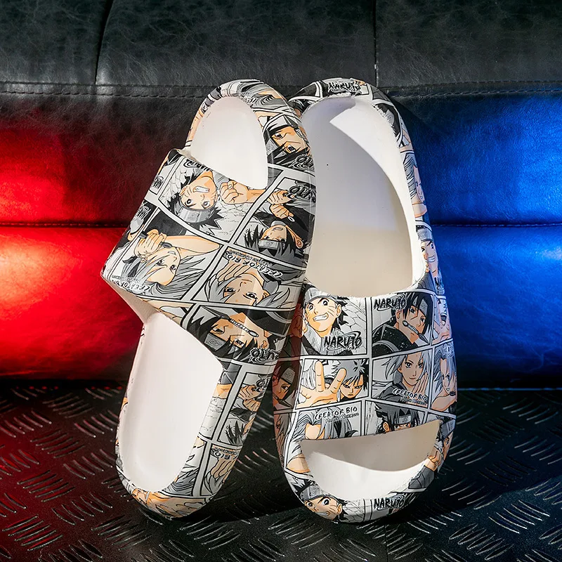 New Pattern Summer Wearing Outside One Word Dragging Odor Proof Wear-Resisting Trend Non-Slip Fashion Slipper Anime Peripherals