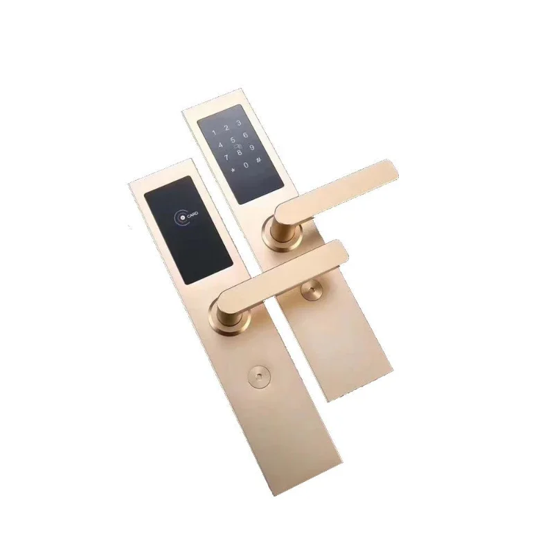 Anti-theft door remote APP apartment password lock rental room credit card lock